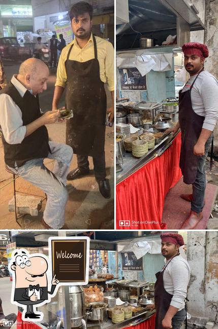 Look at the pic of Shyam Lal Chat Corner