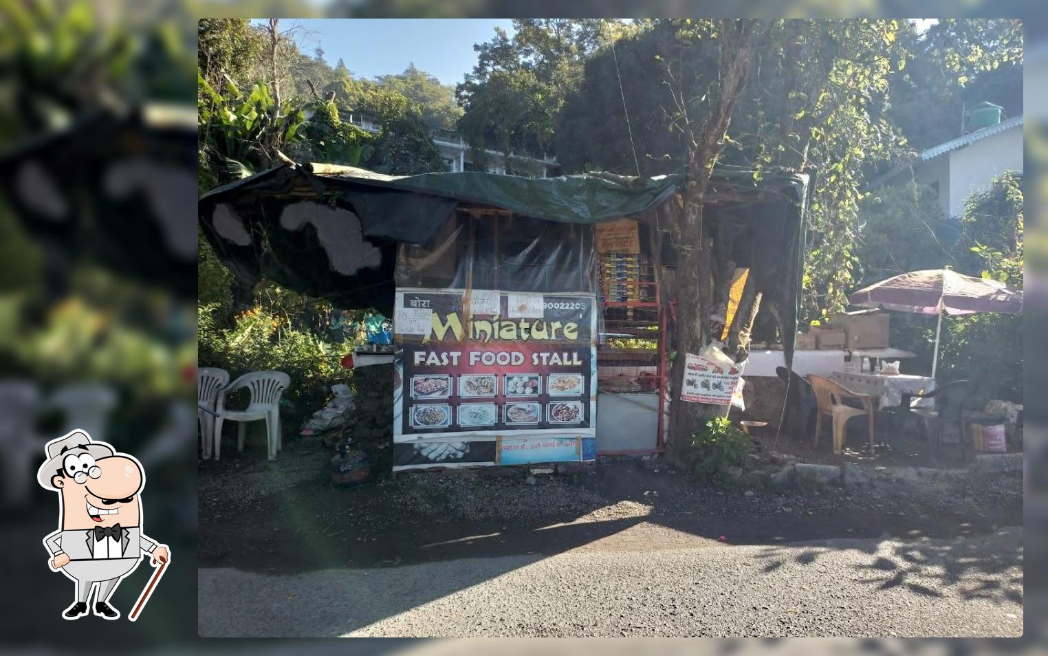 miniature food stall