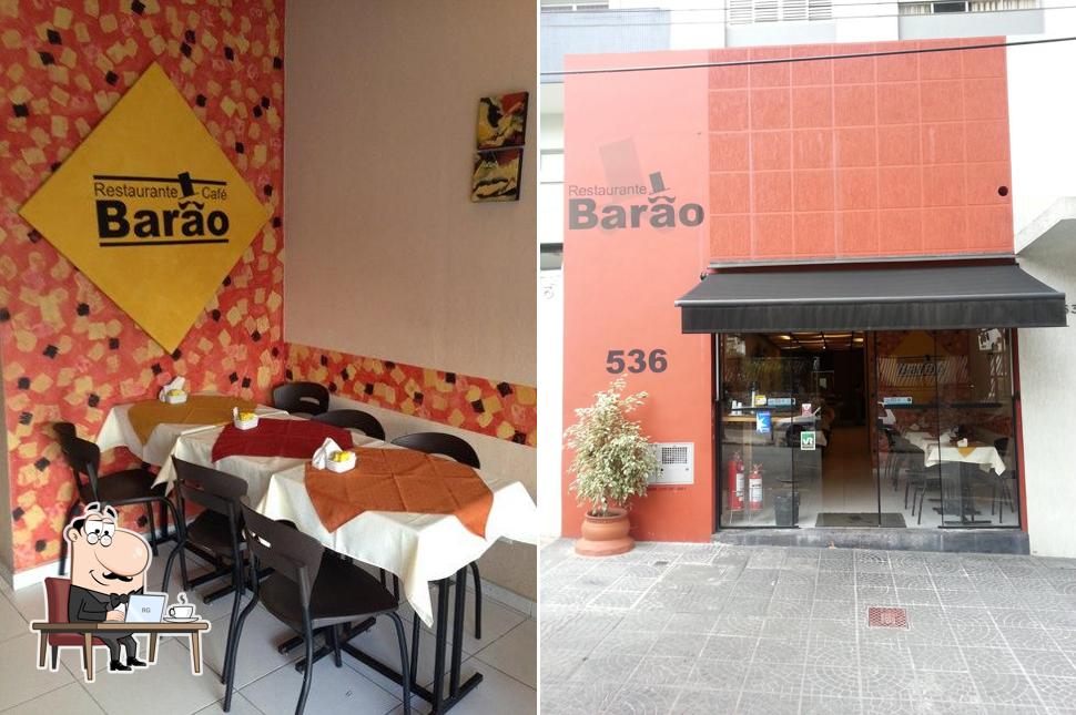 Veja imagens do interior do Restaurante Barão