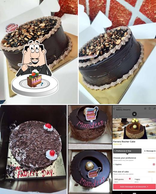 Chocolate cake at Fragola