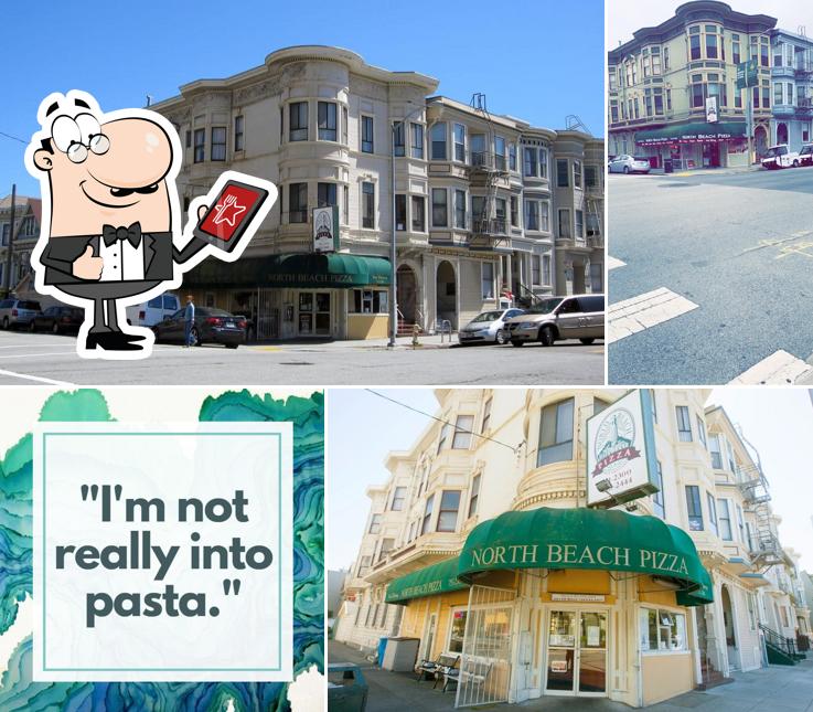 The exterior of North Beach Pizza - The Pizza Place Online Shop Near Stanyan St, San Francisco