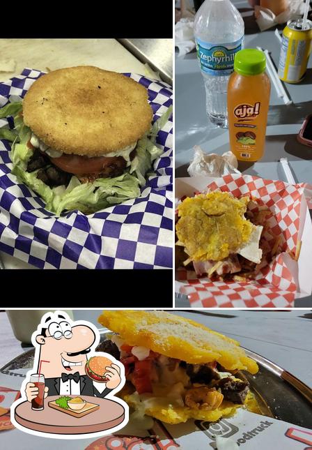 Tómate una hamburguesa en Aja Food Truck Doral