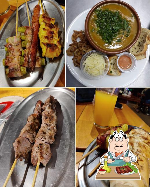 Prove refeições de carne no Espeto da City