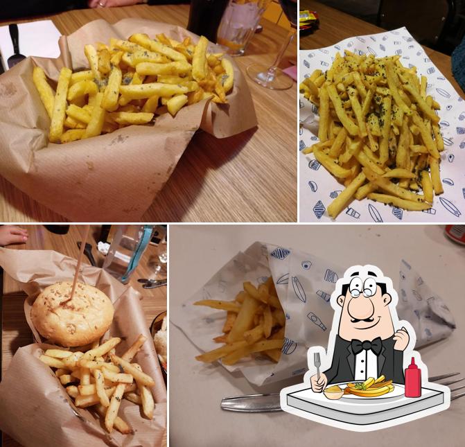 Disfruta de sus patatas fritas en Irons Grill Burger Santander