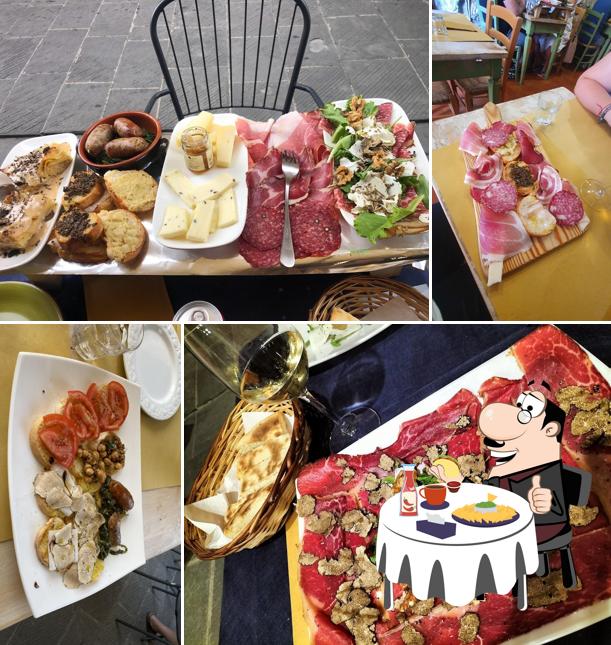 Piatto di formaggi al Locanda del Tartufo