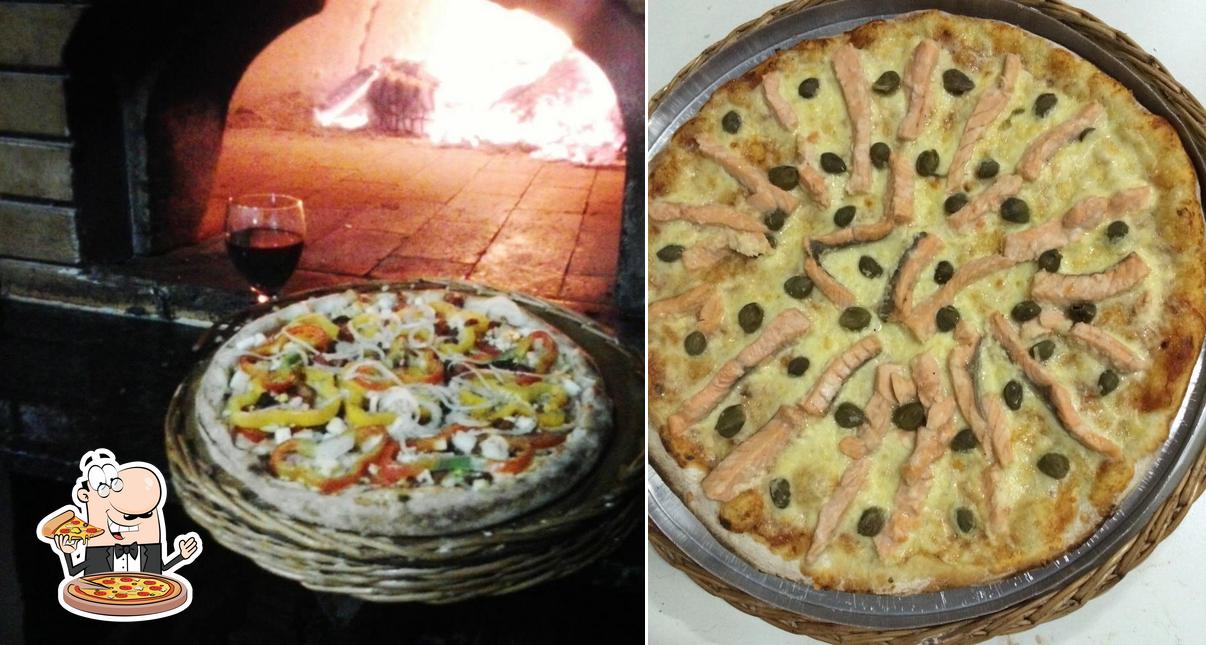 Escolha pizza no La Finestra