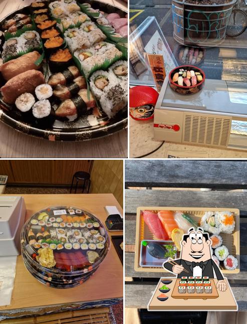 Ordina le varie opzioni di sushi