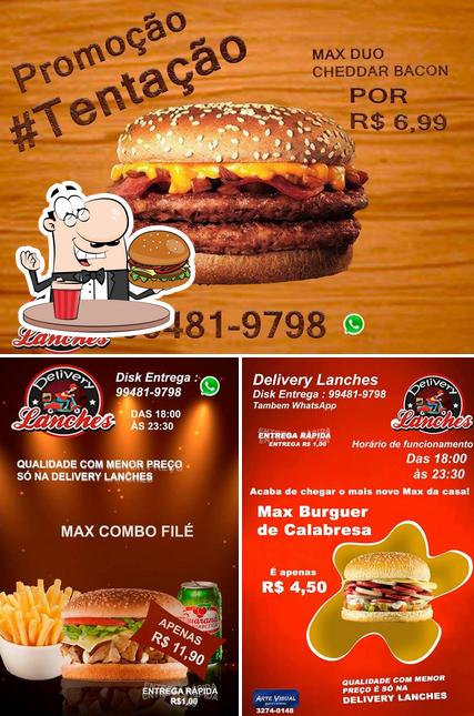 Consiga um hambúrguer no Delivery Lanches