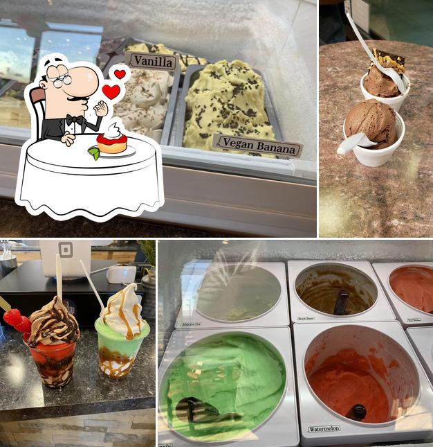 Puopolo's Italian Ice & Creamery offers a number of sweet dishes