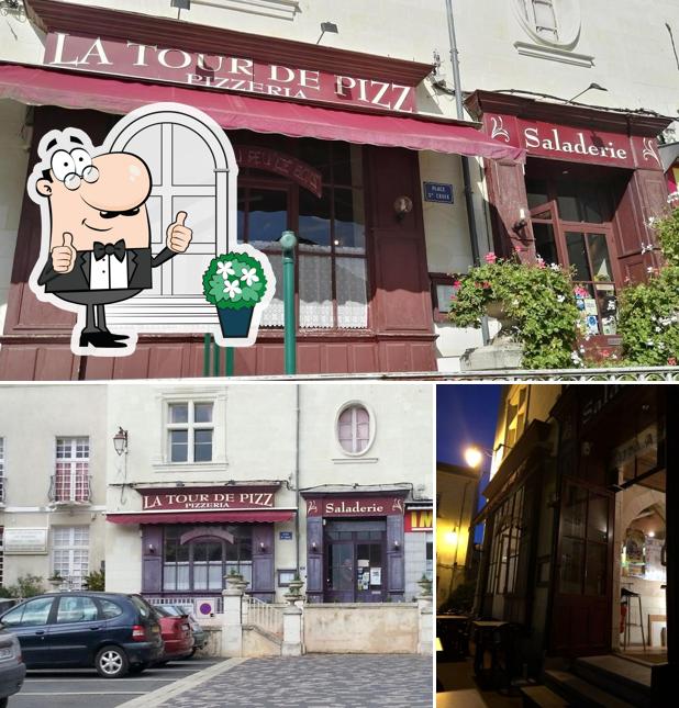 Jetez un coup d’œil à quoi ressemble La Tour de Pizz à l'extérieur