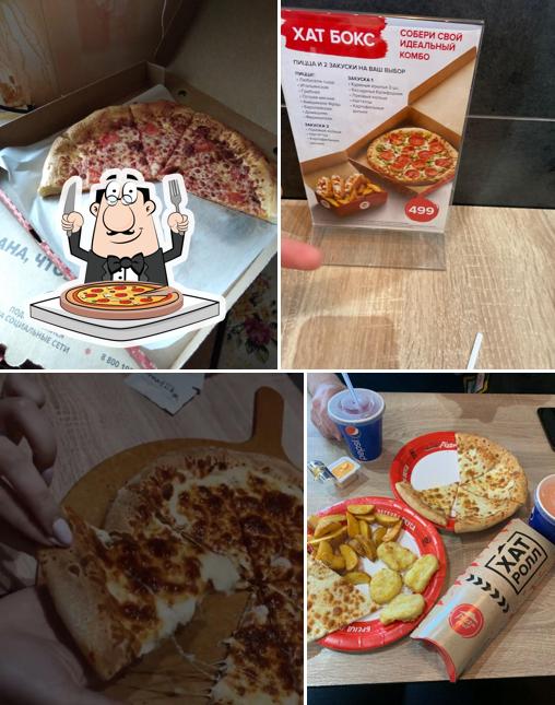 Try out pizza at Pizza hut