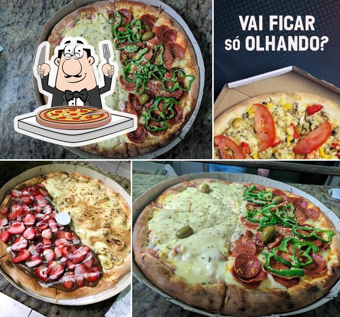 Experimente pizza no Pollo Pizzaria