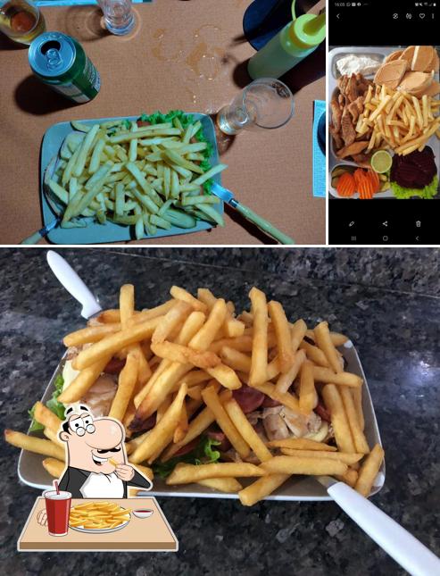 Batata frita em Lanchonete bambuzal