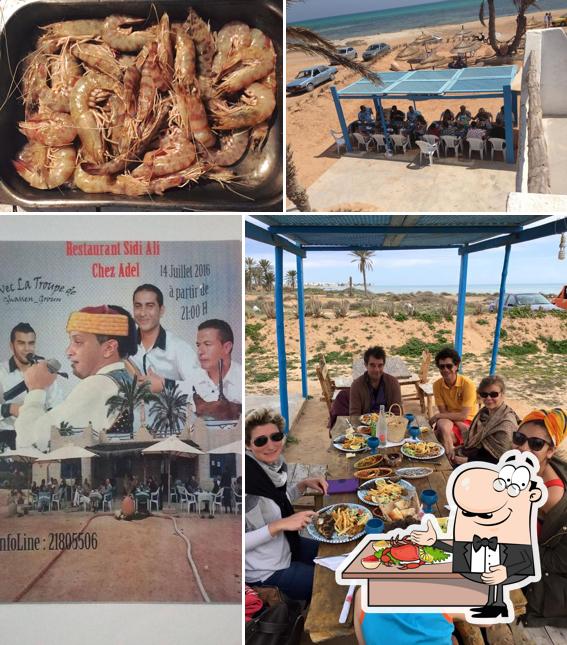 Probiert Meeresfrüchte bei Djerba-Sidi Ali Restaurant