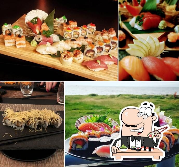 Scegli le diverse opzioni di sushi