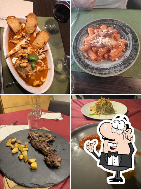 Gli interni di Osteria Faleria