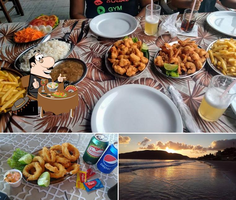 Entre diversos coisas, comida e exterior podem ser encontrados no Brutus Bier Restaurante