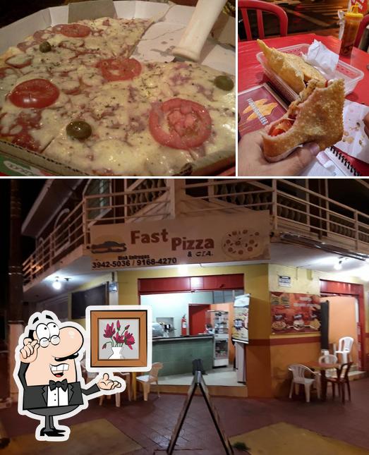 Fast Pizza & Cia is distinguished by interior and pizza