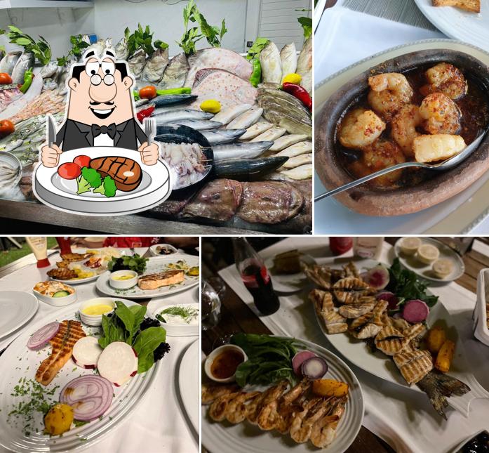 Order meat meals at Antalya Balıkevi