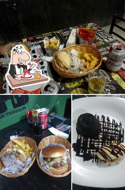 Herys Burger / Borda do Campo oferece uma escolha de pratos doces