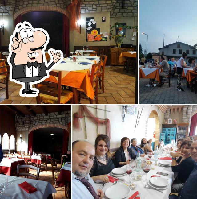 Gli interni di Trattoria La Babaiaga