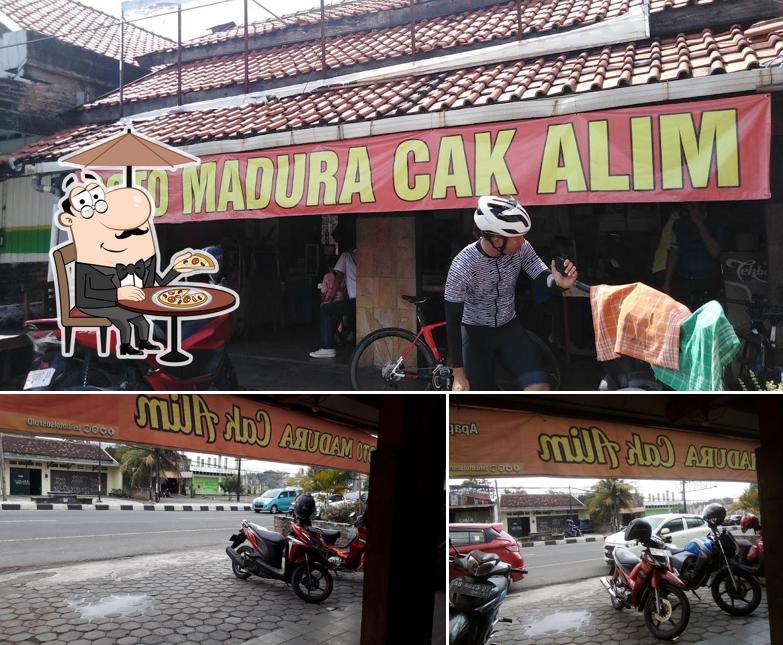 La parte exterior de Soto Madura Cak Alim