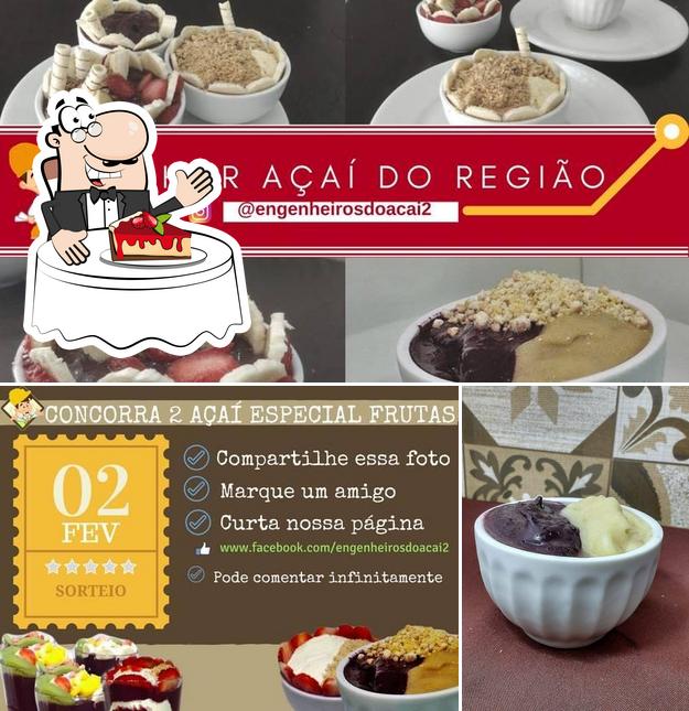 Engenheiros do Açaí oferece uma gama de pratos doces