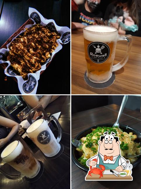 Experimente frutos do mar no Roswell Grill Burger