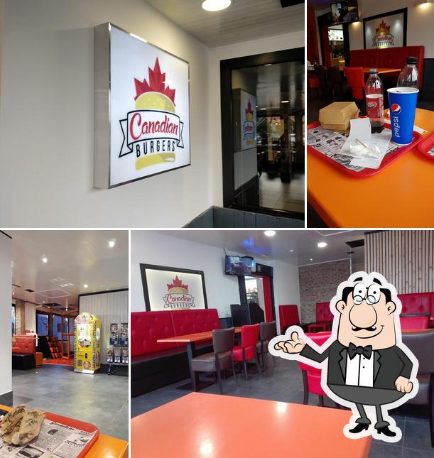 L'intérieur de Canadian Burgers Herstal