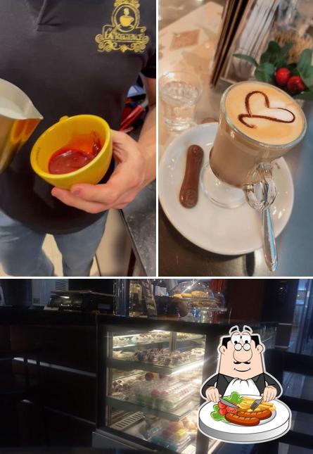 Platos en Café La Regence