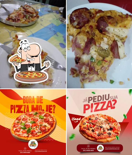No Sandro Pizzaria, você pode degustar pizza