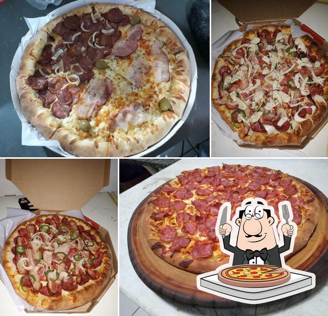 Escolha diversos tipos de pizza