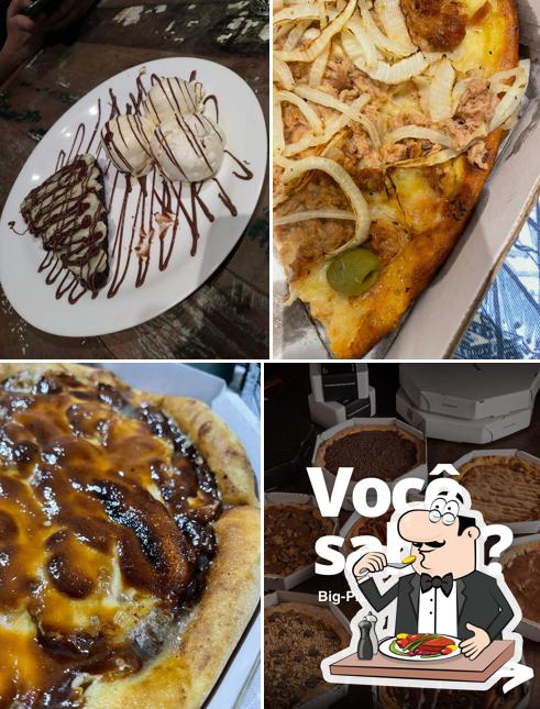 Comida em Big Pizzas