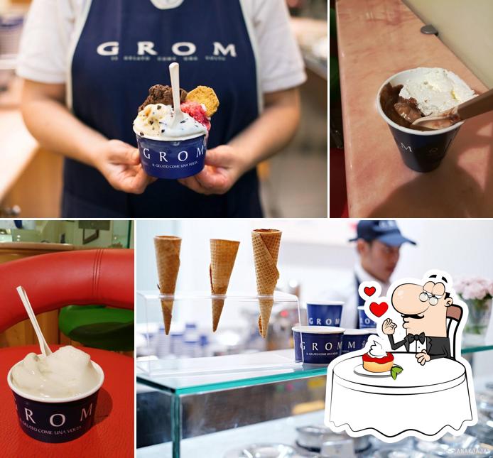 GROM - Il Gelato come una volta serve un'ampia varietà di dessert