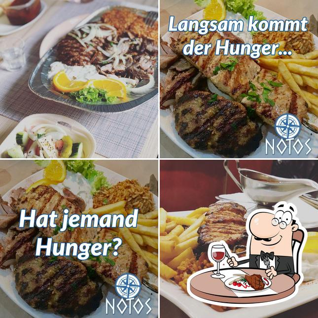 Restaurant Notos Bremen provides meat meals