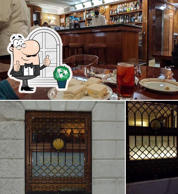 La esterno e cibo del ristorante