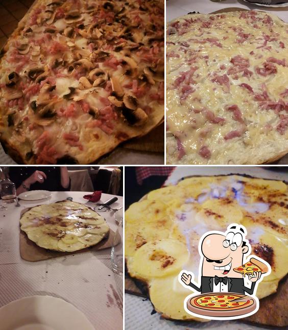 Choisissez des pizzas à Au Cheval Blanc