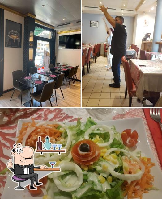 Tra le varie cose da Restaurant Pizzeria La Golosa si possono trovare la interni e cibo