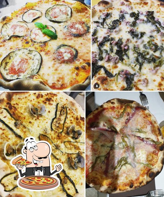 Order various types of pizza