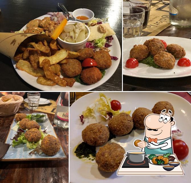 Falafel al Galeria Antica Trattoria Milano