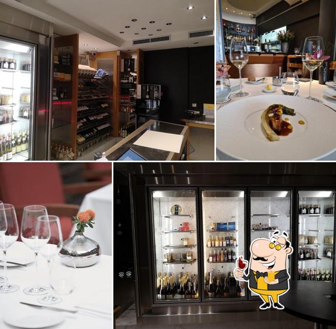 It’s nice to savour a glass of wine at Maxime Maziers Belgian Gastronomy in Brussels