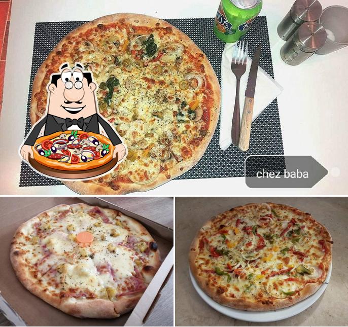 A Chez Baba - Verviers, vous pouvez commander des pizzas