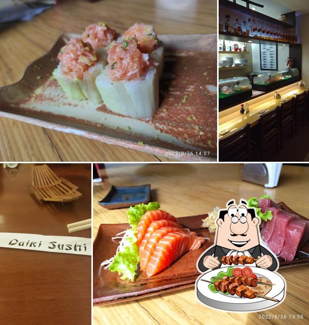 Comida em Daiki Sushi