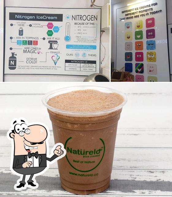 The interior of Naturelo Ice Creams