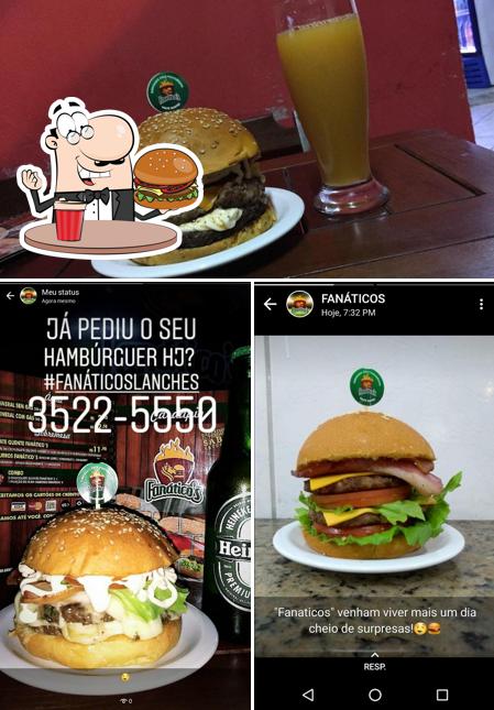 Delicie-se com um hambúrguer no Hamburgueria Fanático's