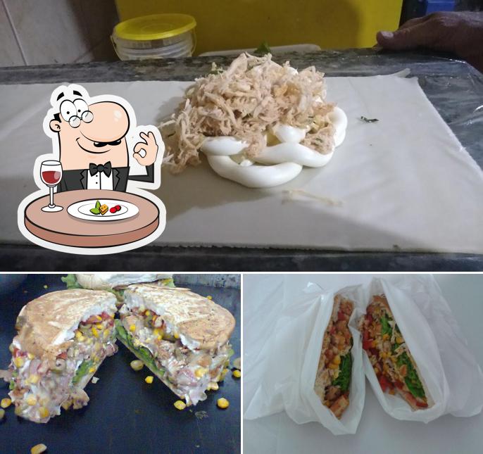Platos en Lanche Bom e pizzaria