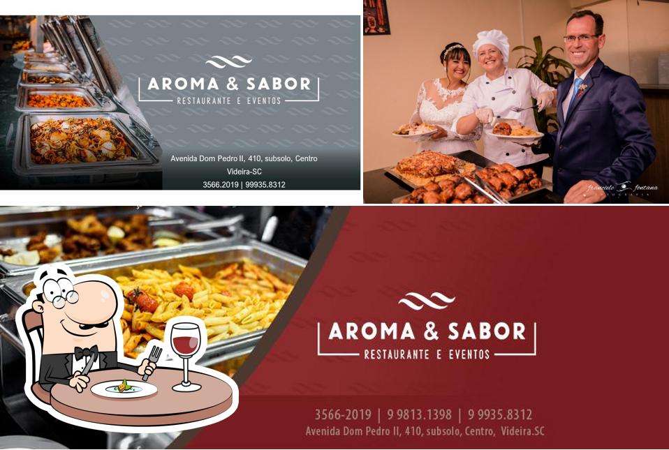 Comida em Aroma & Sabor - Restaurante e Eventos