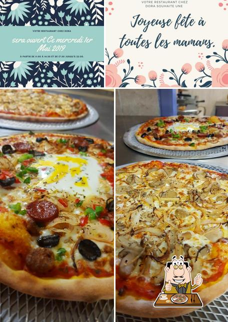 Commandez des pizzas à Chez Dora
