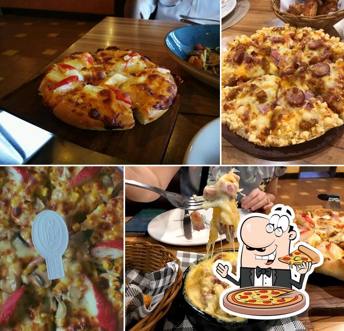 Try out pizza at The Pizza Company