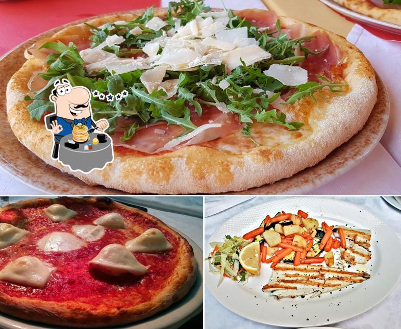 Platti al Pizzeria Vecchia Tavernola